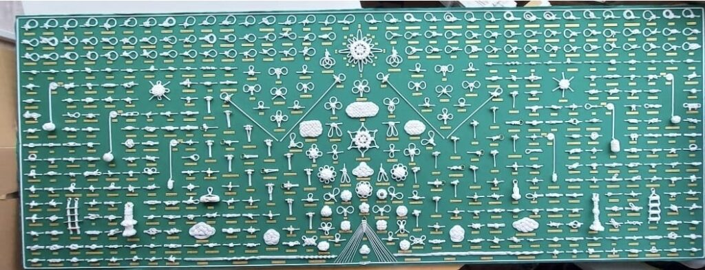 🪢 Como diseñar tu cuadro de nudos 13 Cuadro obra maestra 3m