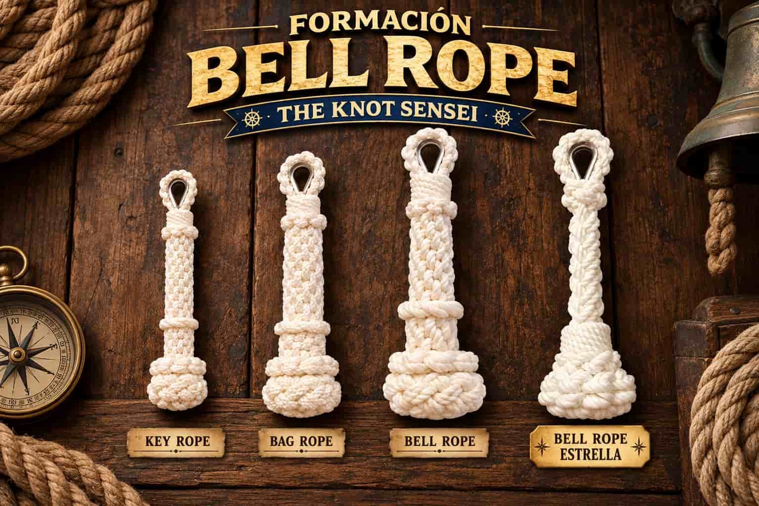 Formación Bell Rope / guardamancebo / cuerda de camapana